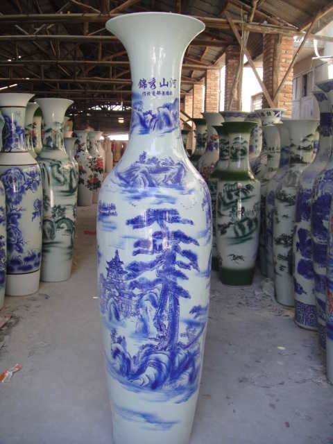 西安陶瓷大花瓶销售 西安花瓶摆件_陶瓷大花瓶销售
